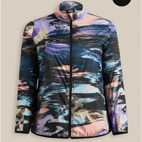 torrid Jackets & Blazers - Torrid Happy Camper Polyester Woven Lightweight Active Jacket